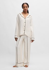 BOSS Pyjamasöverdel - open white