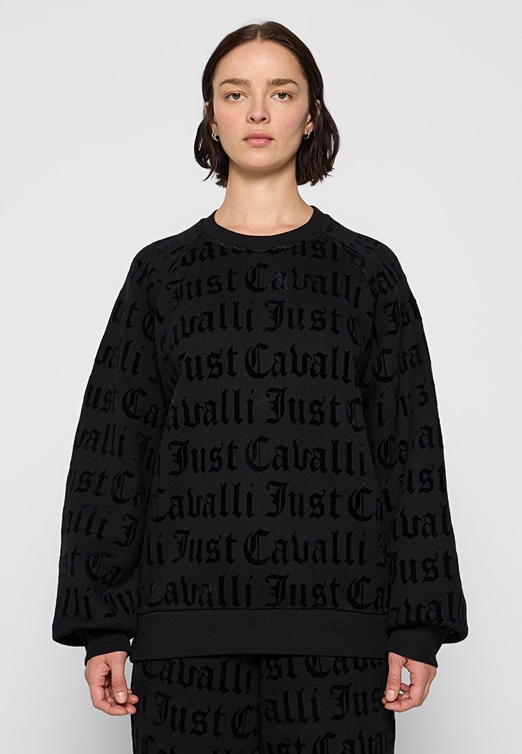Just Cavalli Sweater zwart