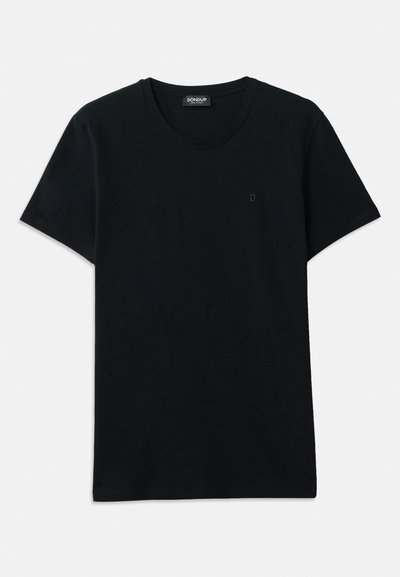Dondup SLIM FIT - Βασικό μπλουζάκι - black