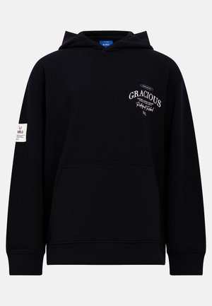 Redefined Rebel NEIL HOOD BOXY FIT - Kapuutsiga pusa - black