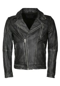 IM BIKERSTIL - Leren jas - black