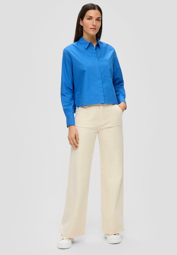 Hemdbluse - royalblau