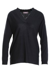 Cassis Stickad tröja - dark blue