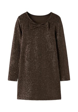 Name it, DRESS LONG SLEEVED - Robe en jersey - brown