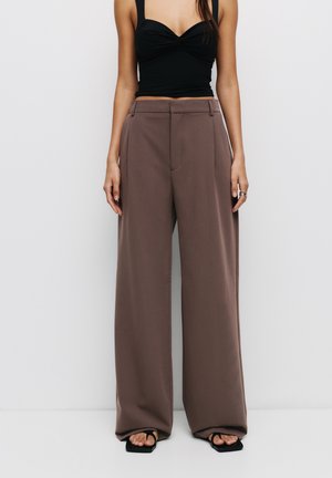 DARTED - Housut - brown