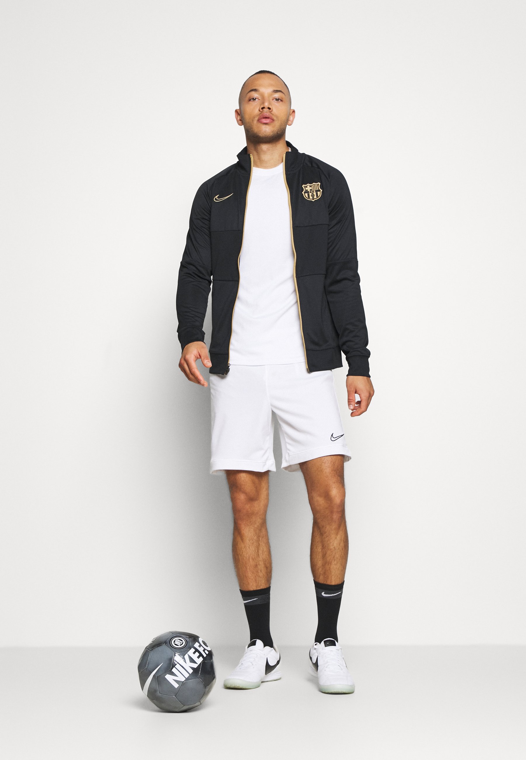 fc barcelona black and gold jacket