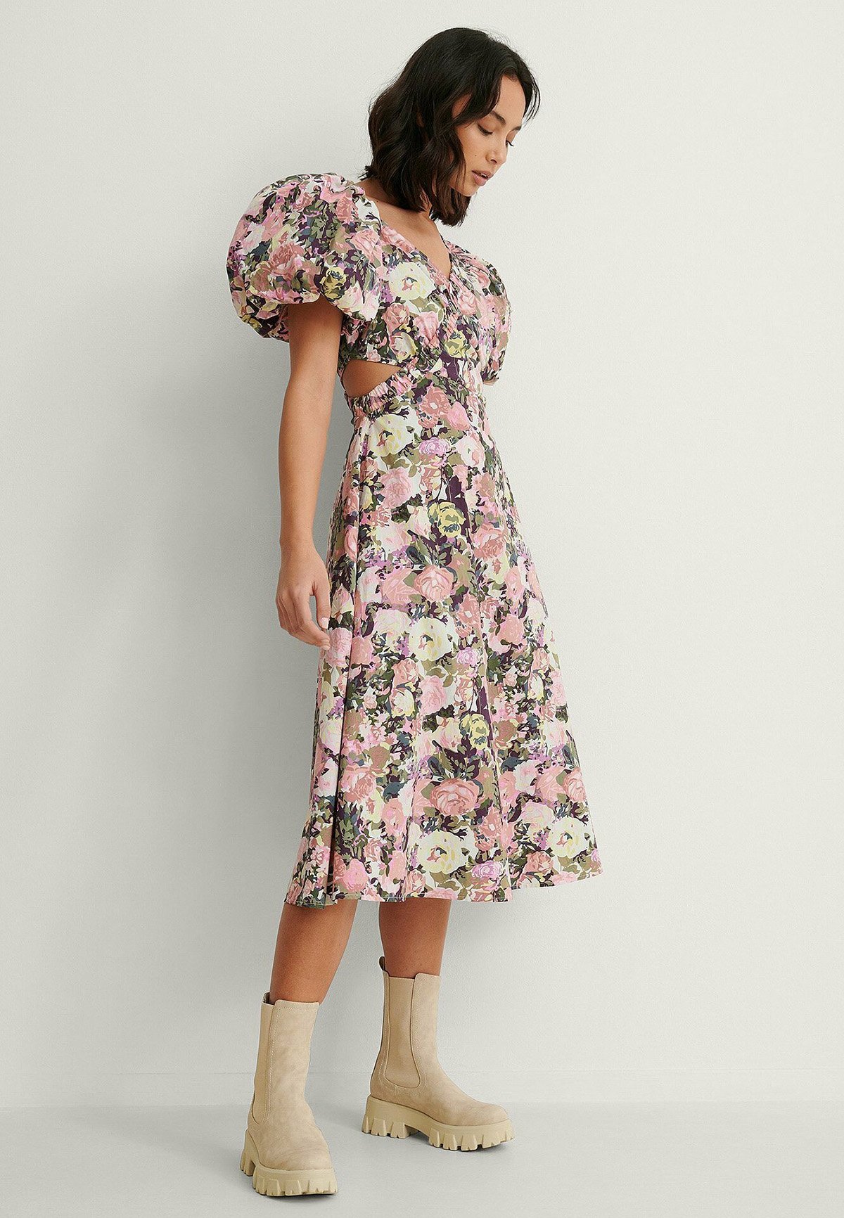 robe rose vintage