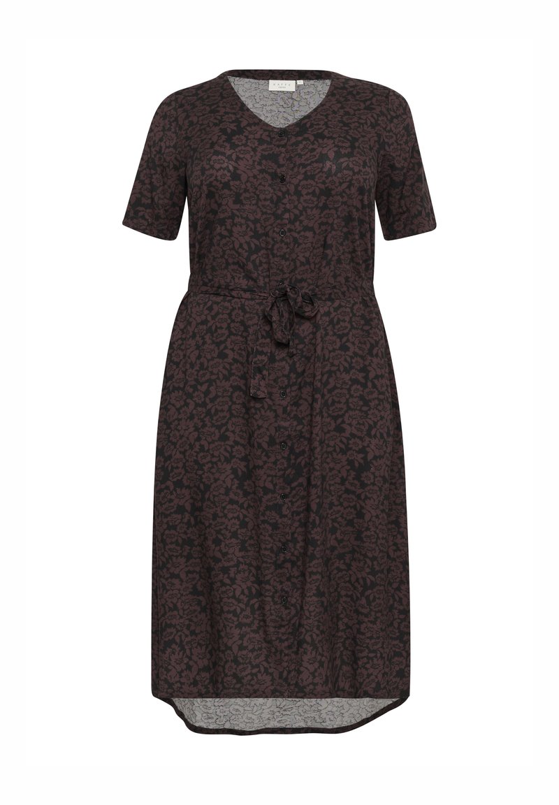 Kaffe Curve Blousejurk bruin