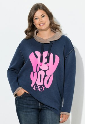 LANGARM - Sweatshirt - navy blue