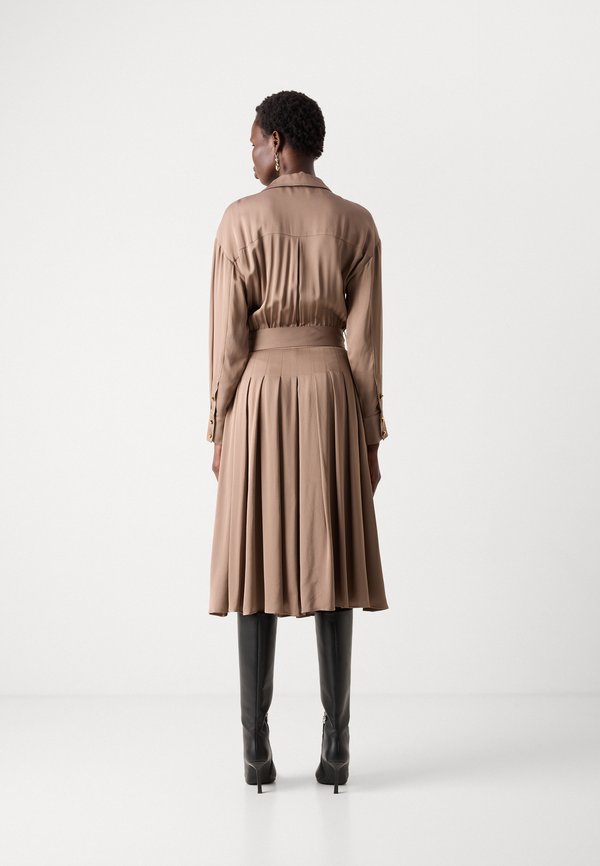ANITA LONG DRESS - Shirt dress - buff taupe3