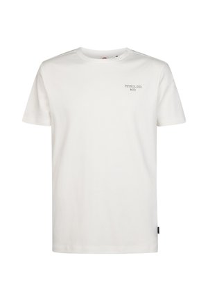 Petrol Industries, T-Shirt basic - antique white melee