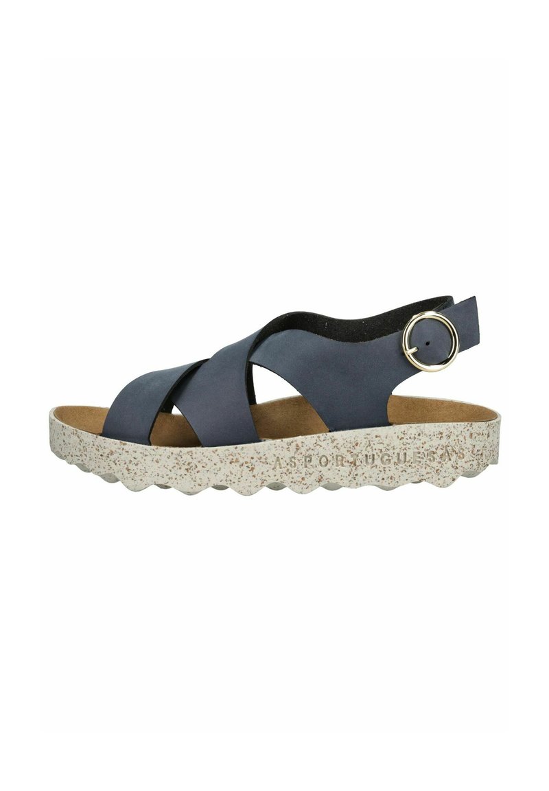 ASPORTUGUESAS Páskové sandály  - navy