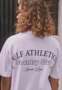 Self. REGULAR FIT  - T-shirts print - white