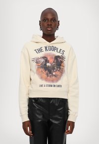 The Kooples Jersey con capucha ecru/multicolor