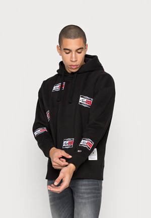 TIMELESS DISTORTION HOODIE UNISEX - Felpa con cappuccio - black
