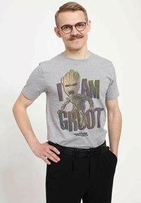 Marvel MARVEL GUARDIANS OF THE GALAXY 2 - I AM ROCK - T-shirt z nadrukiem