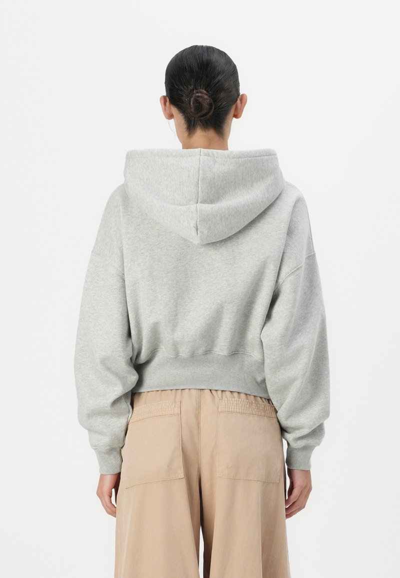 GAP NEW ABBREV HOOD - Mikina s kapucí - light grey