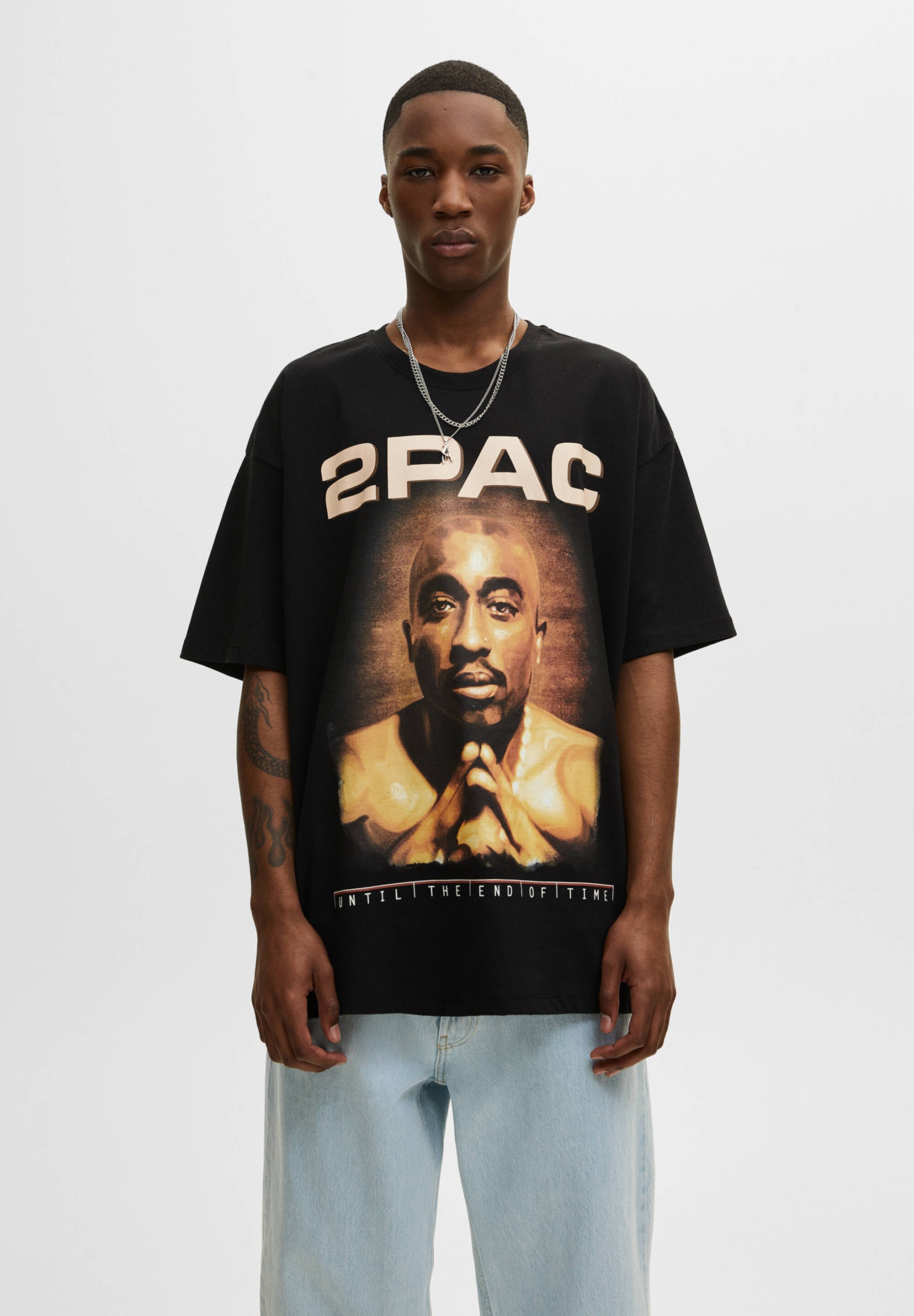 Print T-shirt - black 