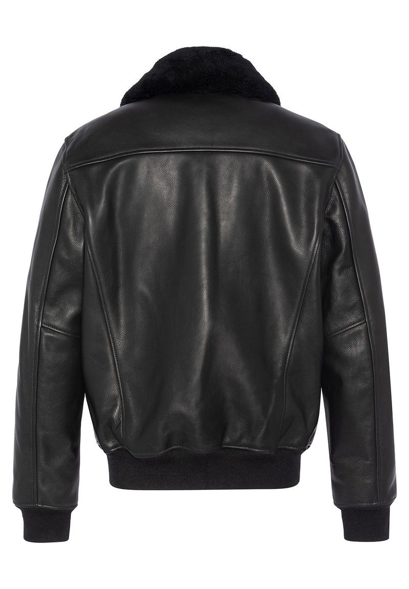 Schott Leather jacket noir/black Zalando