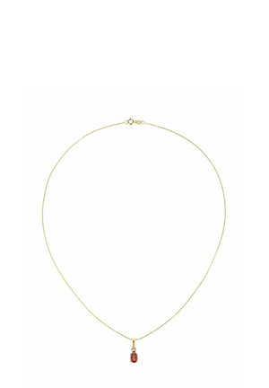 GARNET BIRTH STONE TRACE - Náhrdelník - yellow gold-coloured