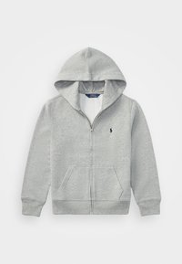 COTTON BLEND FLEECE HOODIE - Tröja med dragkedja - dark sport heather