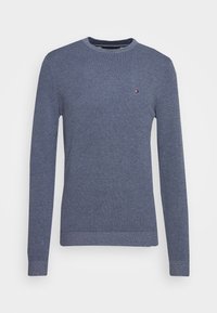 Tommy Hilfiger Stickad tröja - mottled blue
