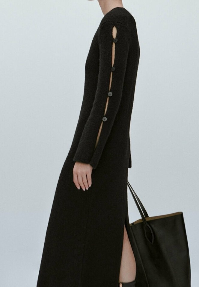 Massimo Dutti Jumper dress - black - (Pre-owned) - Zalando.ie