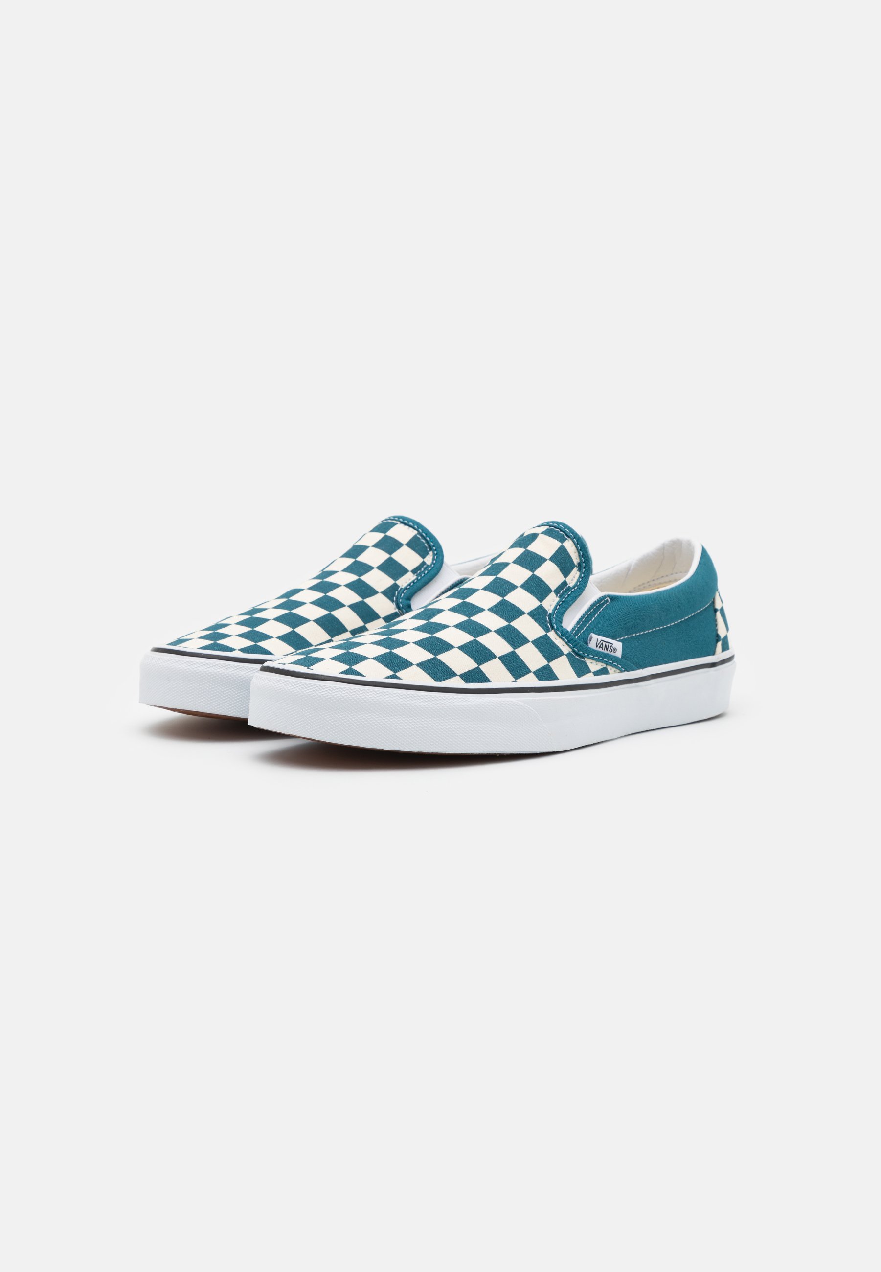 sky blue vans slip ons
