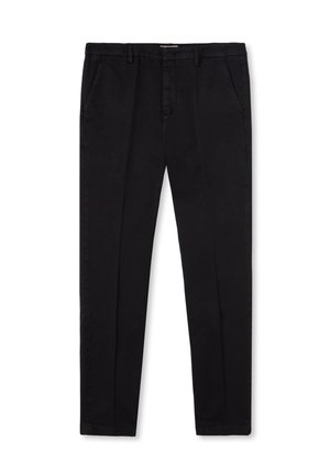 Falconeri Chino - schwarz  garment dyed black