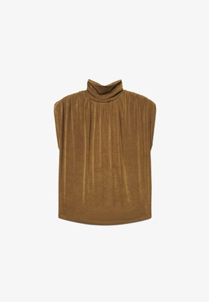 Calliope, CANOTTA TINTA UNITA - Camicetta - beige scuro