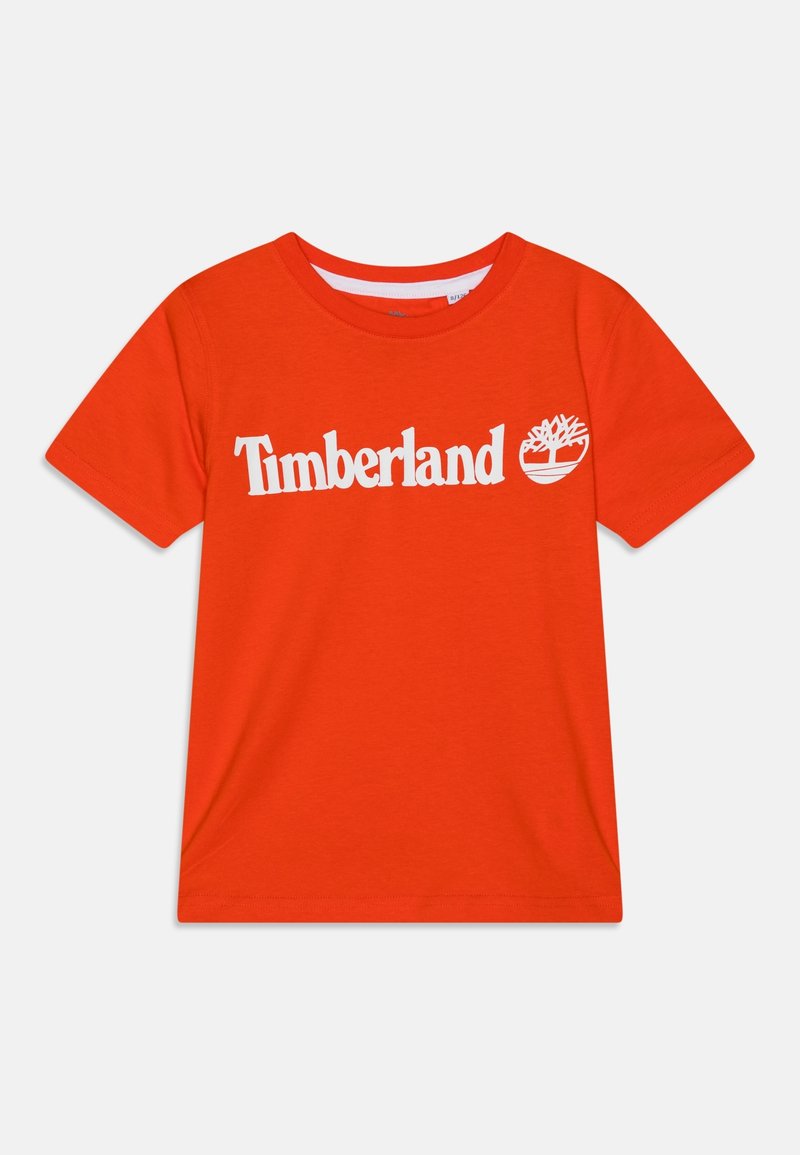 Timberland SHORT SLEEVES TEE - Camiseta estampada - peach
