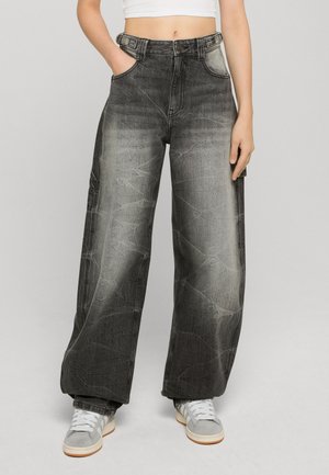 Urban Classics, LADIES BALLOON FIT JEANS - Blugi largi - black washed