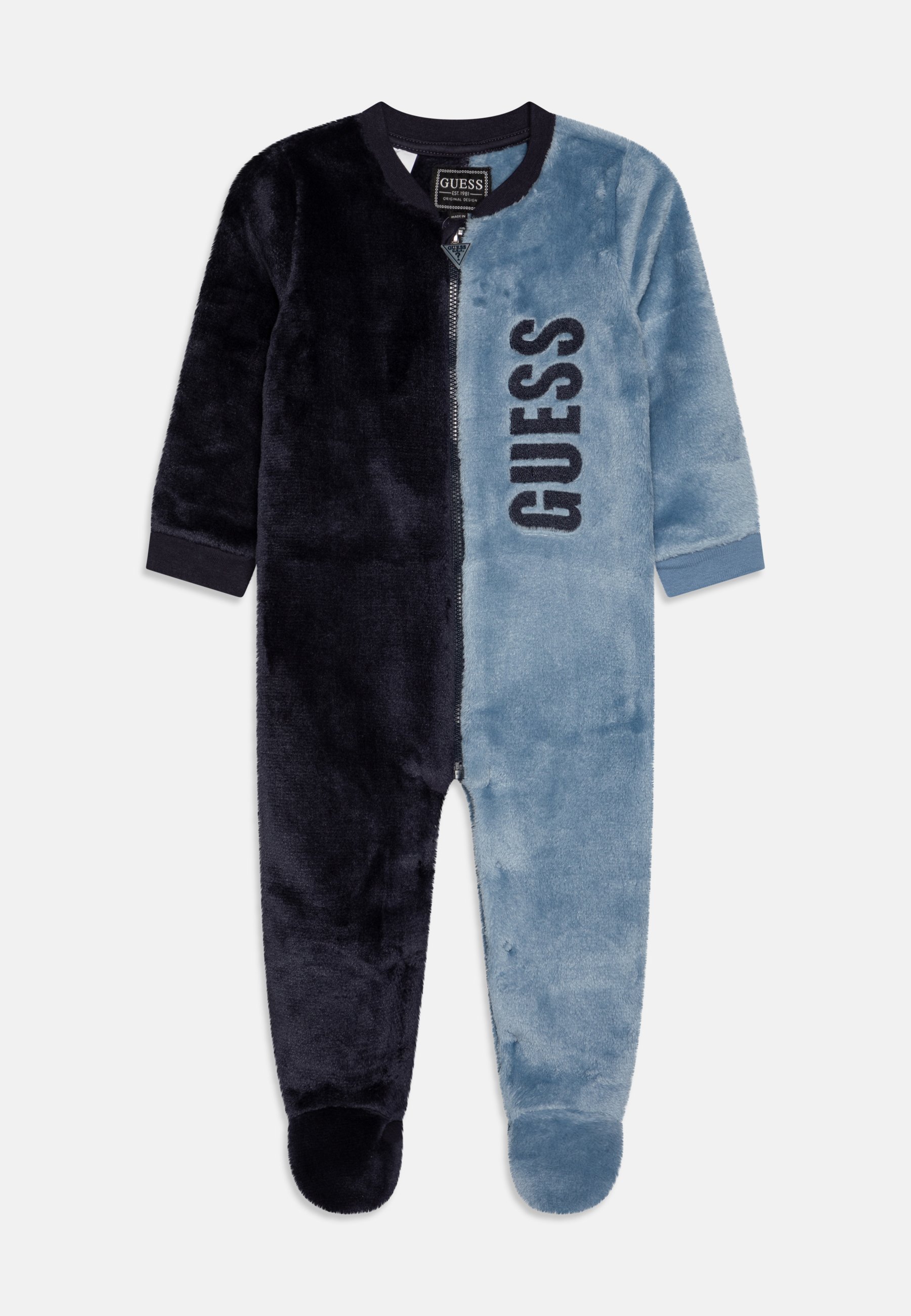 Guess NEWBORN OVERALL ZIP UNISEX Regalos para bebés smart blue