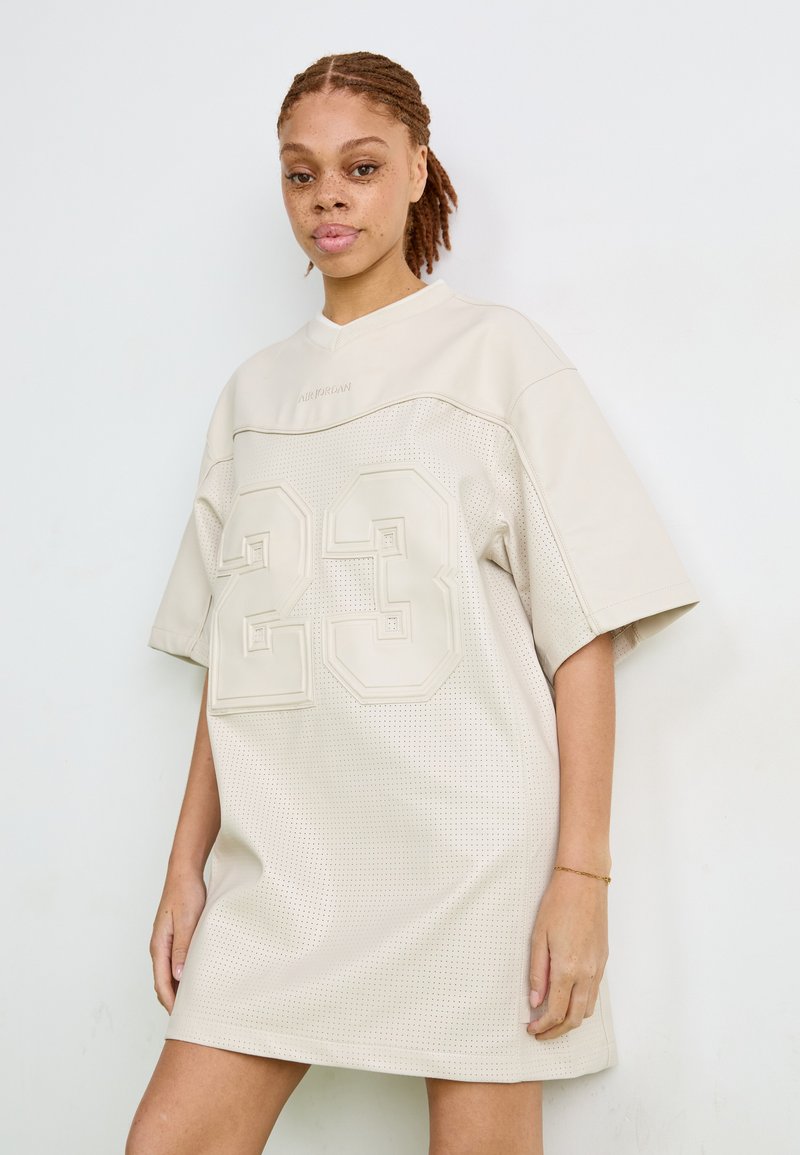 t shirt dress and jordans Jordan Big Girls' Brooklyn Essential T-Shirt Dress
