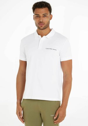 Calvin Klein Jeans INSTITUTIONAL - Piké - weiss (10)