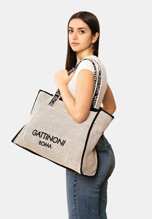 Gattinoni, Tote bag - off white black