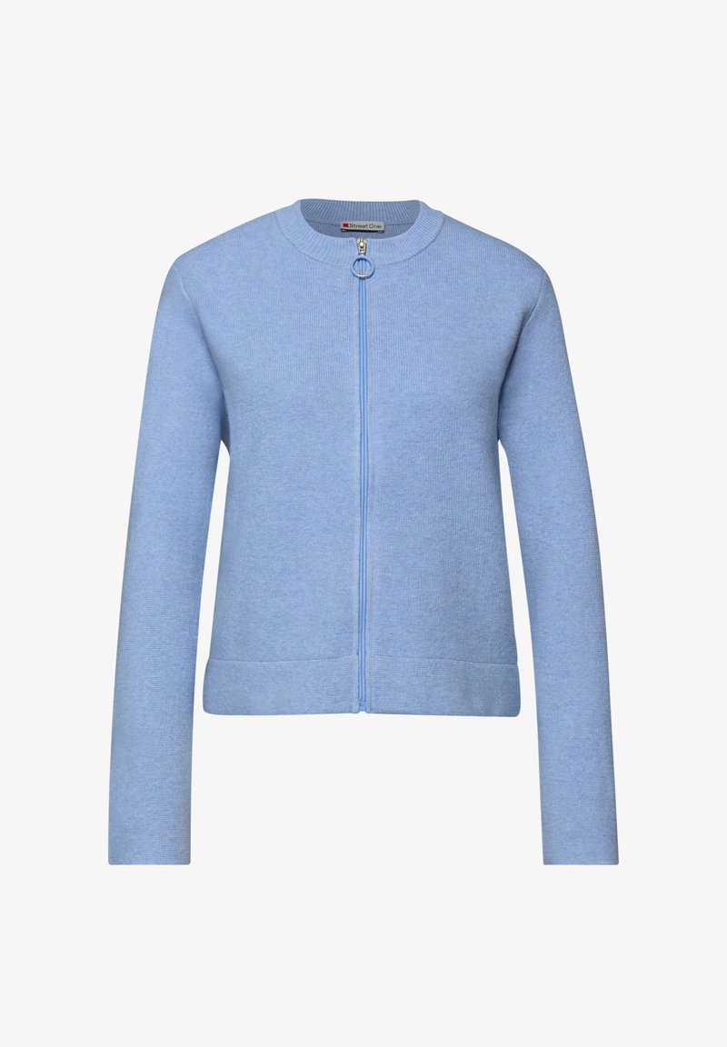 Langer Cardigan für Damen in Blau Langer Cardigan für Damen in Blau