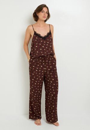 Pantaloni del pigiama - multico marron