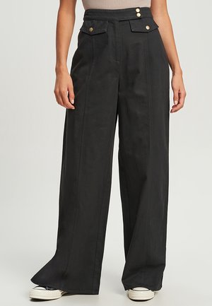 CALLI ASH - Pantaloni - black