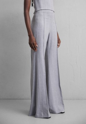 Ioana Ciolacu FITTED FLARED TROUSERS - Trousers - grey