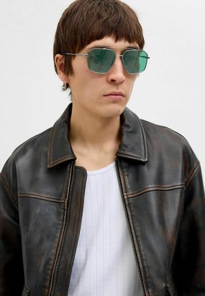 Jack & Jones, JACRYDER SUNGLASSES NOOS UNISEX - Päikeseprillid - silver-coloured
