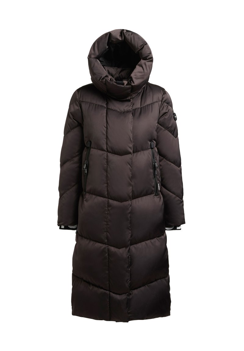 khujo Wintermantel donkerpaars