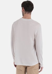 icebreaker M MER TECH LITE III LS POCKET TE - Långärmad tröja - NATURAL
