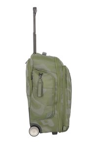 Piquadro Trolley - camouflage reflected green