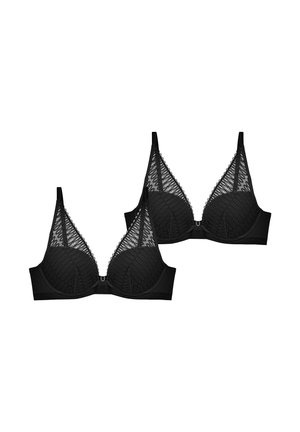 2-PACK AURA SPOTLIGHT - Triangel BH - black