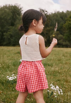 Next, REGULAR FIT - CHERRY WITH GINGHAM SET - Short - red