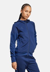 adidas Performance FUSSBALL - TEAM TIRO TRAVEL KAPUZEN - Sweatjacke - blau