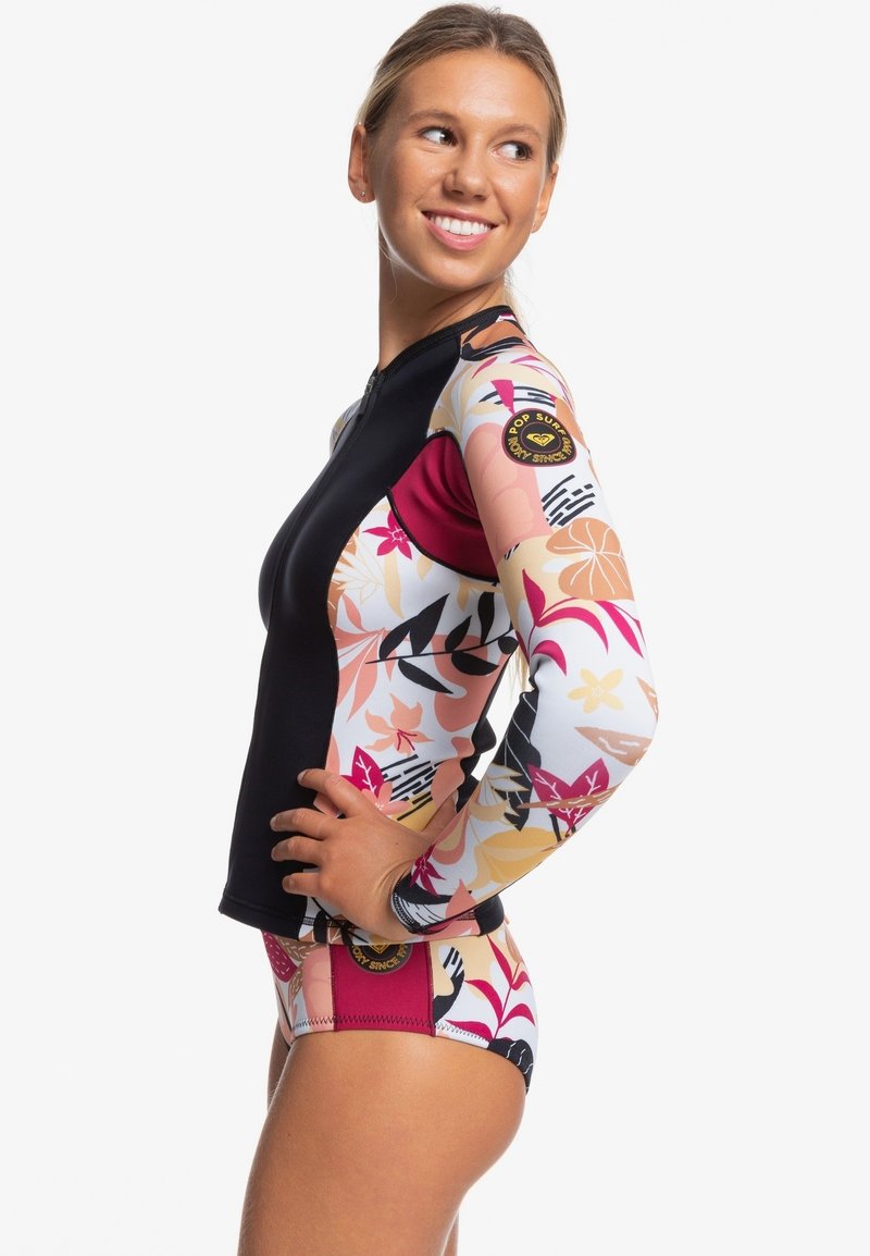 Damen Sportbekleidung | Roxy 1MM POP SURF Surfshirt black/terra cotta/pink - CB31297 Damen Sportbekleidung | Roxy 1MM POP SURF Surfshirt black/terra cotta/pink - CB31297
