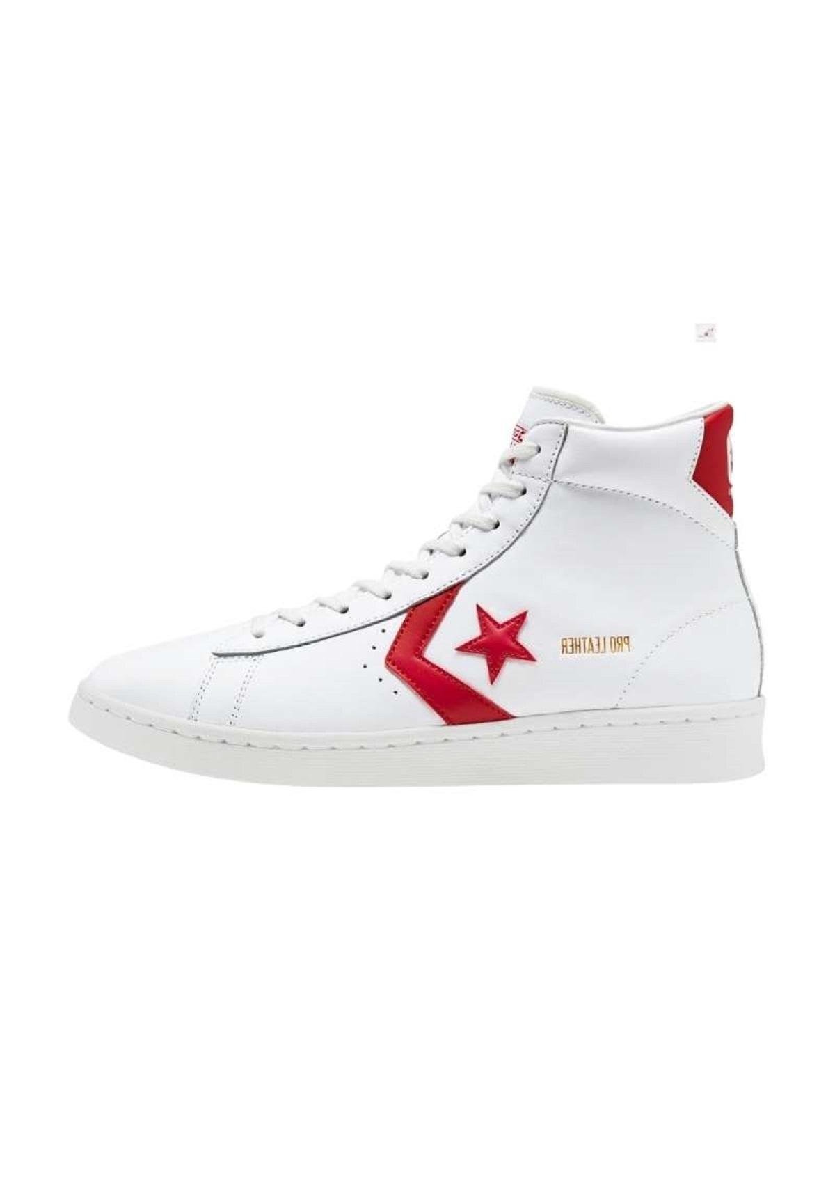 Converse - PRO LEATHER ORIGINAL COLORBLOCK UNISEX - Höga sneakers - White / University Red