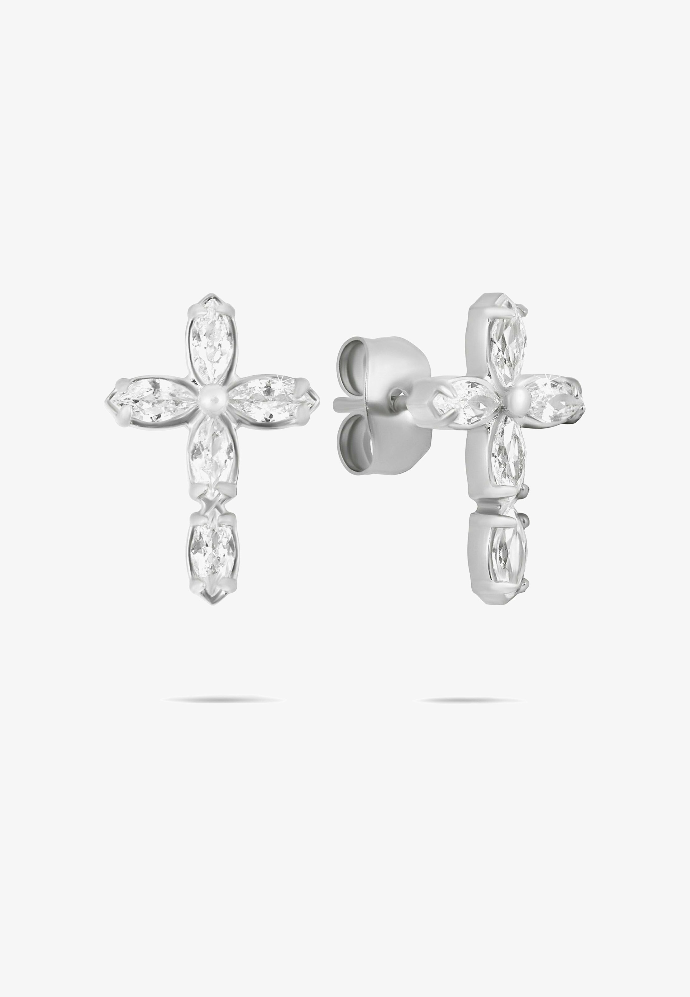 Tamaris Orecchini A Cerchio Cuore In Acciaio Inossidabile – 1,4 Cm, Argento, TJ-0468-E-14